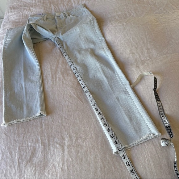 MOTHER The Scrapper Cuff Ankle Fray Jeans in The Devil May Care Size 26 - Picture 14 of 14